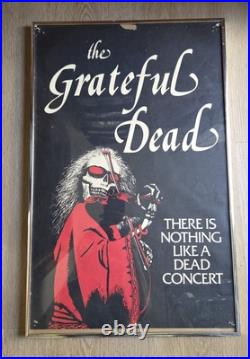 Rare Original 1980 Grateful Dead Mississippi River Festival Concert Poster