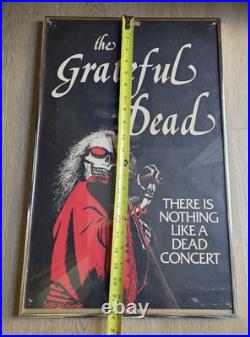 Rare Original 1980 Grateful Dead Mississippi River Festival Concert Poster