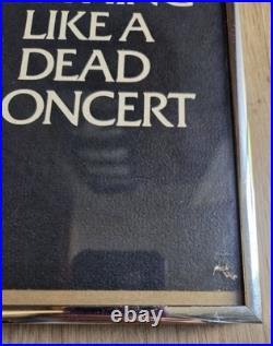 Rare Original 1980 Grateful Dead Mississippi River Festival Concert Poster