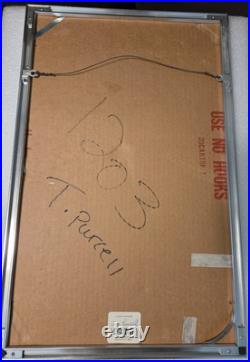 Rare Original 1980 Grateful Dead Mississippi River Festival Concert Poster