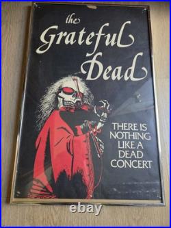 Rare Original 1980 Grateful Dead Mississippi River Festival Concert Poster