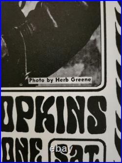 Rare Poster Grateful Dead/lighting Hopkins Loading Zone