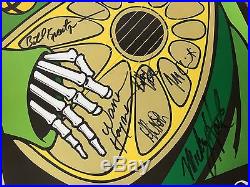 Rare The Dead 2009 Signed Tour Poster Grateful Dead Autographed