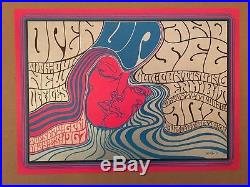 Rare Vintage Wes Wilson Exhibit Poster 1967 Psychedelic Grateful Dead Style