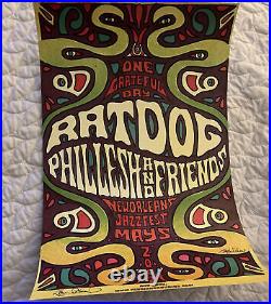 Ratdog With Phil Lesh 2002 Jazzfest Signed by Artist Jay Michaels Mint