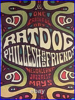 Ratdog With Phil Lesh 2002 Jazzfest Signed by Artist Jay Michaels Mint