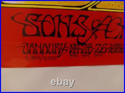 Rick Griffin Grateful Dead Aoxomoxoa ART ROCK Ed. Print #'ed Signed Avalon MINT