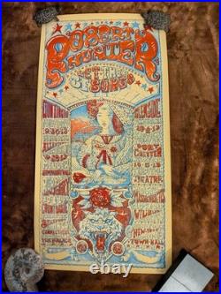 Robert Hunter Let There Be Songs 2013 Rare Tour Poster Silkscreen Grateful Dead