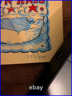 Robert Hunter Let There Be Songs 2013 Rare Tour Poster Silkscreen Grateful Dead