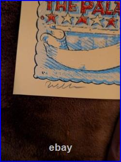 Robert Hunter Let There Be Songs 2013 Rare Tour Poster Silkscreen Grateful Dead