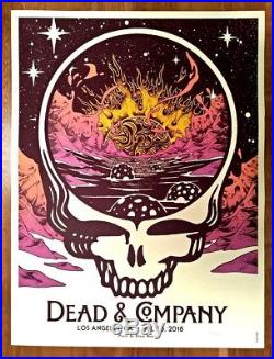 SIGNED Dead and & Company Dodger Los Angeles LA 7/5 2018 Print Poster AE #/30