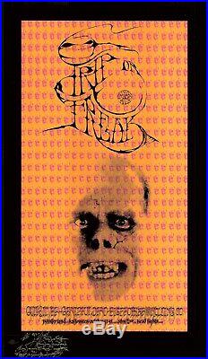 SIGNED Grateful Dead Janis Joplin 1967 TRIP OR FREAK AOR 2.183 Poster 17/250
