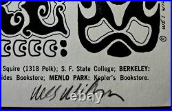 SIGNED & NM 1966 Gratefiul Dead Original 1st Printing Fillmore BG 32 AOR Poster