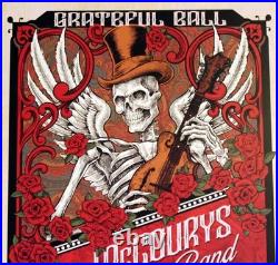 SIGNED POSTER Grateful Dead Tribute The Travelin' McCourys Jeff Austin Band 2017