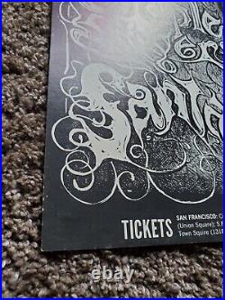 SIGNED by Conklin BG-134 2nd Print Poster Santana Grateful Dead Steppenwolf