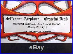 Sore Thumbjefferson Airplane, Grateful Dead Mar 15-17, 1968 Alton Kelley Poster