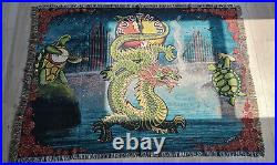 SUPER RARE DRAGON Grateful Dead & Company Blanket Throw Furthur (Not Poster)