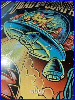 SWIRL FOIL Dead and Company Poster 2024 June 6 Sphere Las Vegas Maxx242 #/300