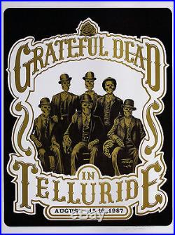 Scarce Grateful Dead 1987 Telluride Poster Artist Signed Original