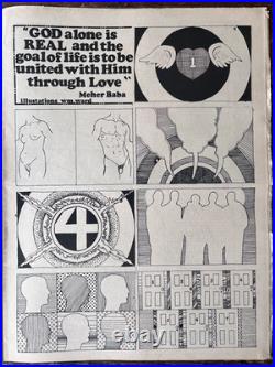 Seattle Helix Counterculture Psychedelic Newspaper Vol IX/3 Grateful Dead Poster