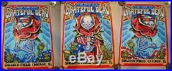 Set of 3 GRATEFUL DEAD POSTERS by MUNK ONE CHICAGO FARE THEE WELL July 3 4 5'15