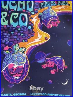Signed Dead Company VIP Poster Atlanta Terrapin Turtles Space S/N Jeremy Kramer