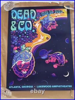 Signed Dead Company VIP Poster Atlanta Terrapin Turtles Space S/N Jeremy Kramer