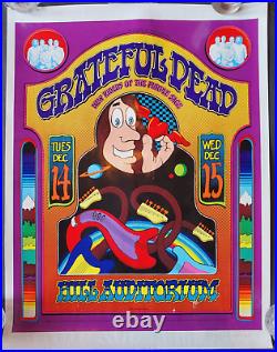 Signed & Numbered Grateful Dead Gary Grimshaw 1971 Ann Arbor AOR 4.187 BG Poster