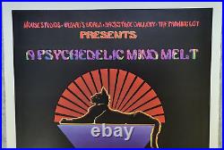 Signed STANLEY MOUSE Psychedelic Mind Melt Poster 1996 Grateful Dead A