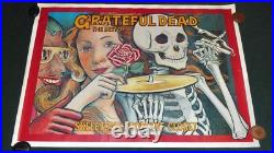 Skeletons From The Closet Best Of Grateful Dead Original 1988 Subway Poster