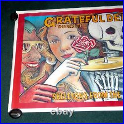 Skeletons From The Closet Best Of Grateful Dead Original 1988 Subway Poster