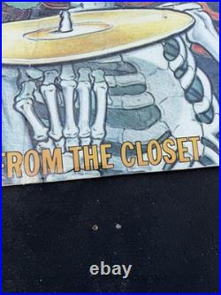 Skeletons From The Closet Best Of Grateful Dead Original 1988 Subway Poster