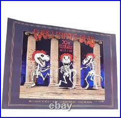 Stanley Mouse Everything Is Dead Grateful Dead 50th Print July 2015, 18x24 FLAW