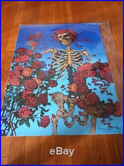 Stanley Mouse Signed, Birtha Skeleton, 18 x 24 litho print, numbered 241/450