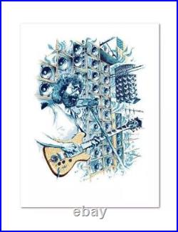Stella Blue Jerry Garcia Grateful Dead AJ Masthay Art Print Poster Giclee