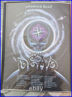 THE DEAD 2009 Spring Tour Poster Glow In The Dark Grateful Signed/Numbered Emek