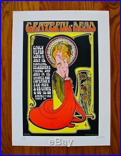 THE GRATEFUL DEAD-BOB MASSE Signed & Numbered Poster-Excellent Condition