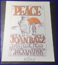 The Grateful Dead Joan Baez Quicksilver Messenger Service MIMI Handbill Poster