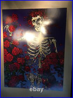 THE GRATEFUL DEAD SKULL AND ROSES Dead & Co Mouse Studios Gold Border Series