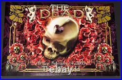 The 1st The Dead Concert Original Concert Poster Valentine's Day San Francisco