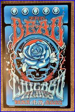 The Dead Chicgo 2009 Biffle Concert Poster Grateful Original Silkscreen