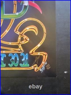 The Dead New Years 2003-2004 Poster Oakland Signed By Alton Kelley. Grateful Dead