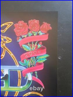 The Dead New Years 2003-2004 Poster Oakland Signed By Alton Kelley. Grateful Dead