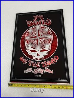The Dead On The Road 2009 Emek Concert Tour Poster Laser Cut Foil Grateful