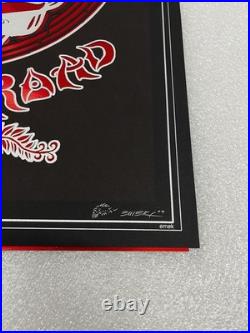 The Dead On The Road 2009 Emek Concert Tour Poster Laser Cut Foil Grateful