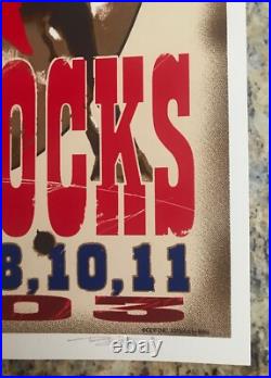 The Dead Red Rocks 2003 Official Poster S/N Biffle Grateful Dead Dead & Co Mint
