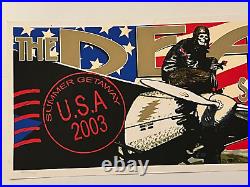 The Dead Summer Tour 2003 Original Concert Poster signed /900