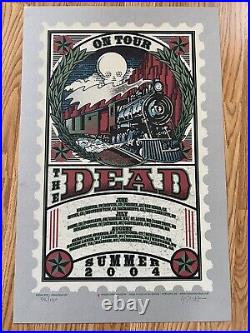 The Dead Summer Tour 2004 Original Concert Poster Signed #'d Gary Houston