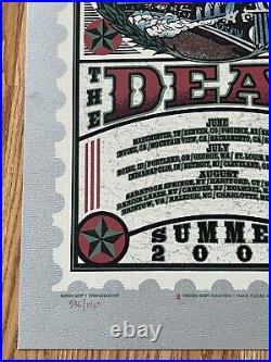 The Dead Summer Tour 2004 Original Concert Poster Signed #'d Gary Houston