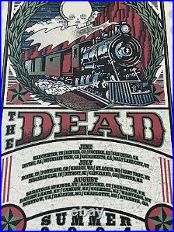 The Dead Summer Tour 2004 Original Concert Poster Signed #'d Gary Houston